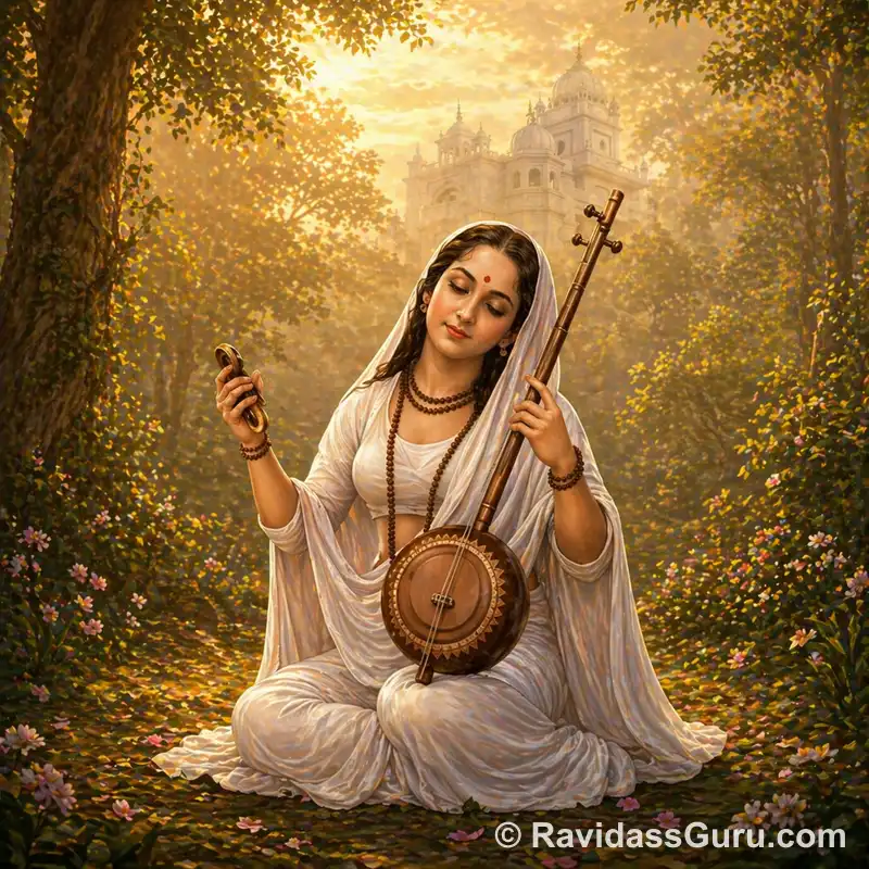 Mirabai, Bhakti saint and disciple of Shri Guru Ravidass Ji Maharaj